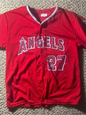 Angels Mike trout jersey kids